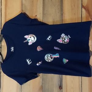 Justice girls emoji shirt